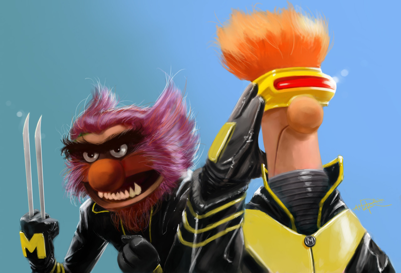 Illustration for article titled The Greatest X-Men Crossover and Mash-Up Art of All Time